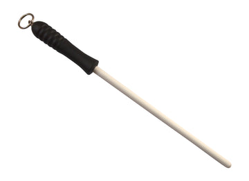 12" Fine Honing Rod with Black Handle